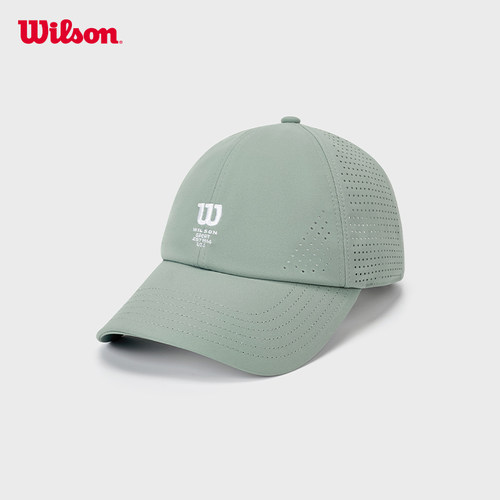 Wilson中性款侧边冲孔硬顶棒球帽