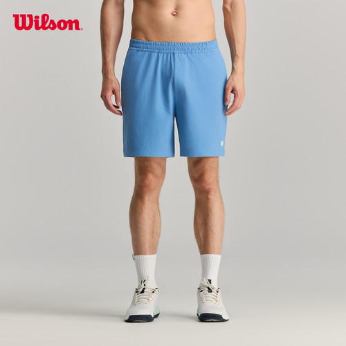 Wilson威尔胜26夏季新款男士Rally防泼水网球运动梭织短裤