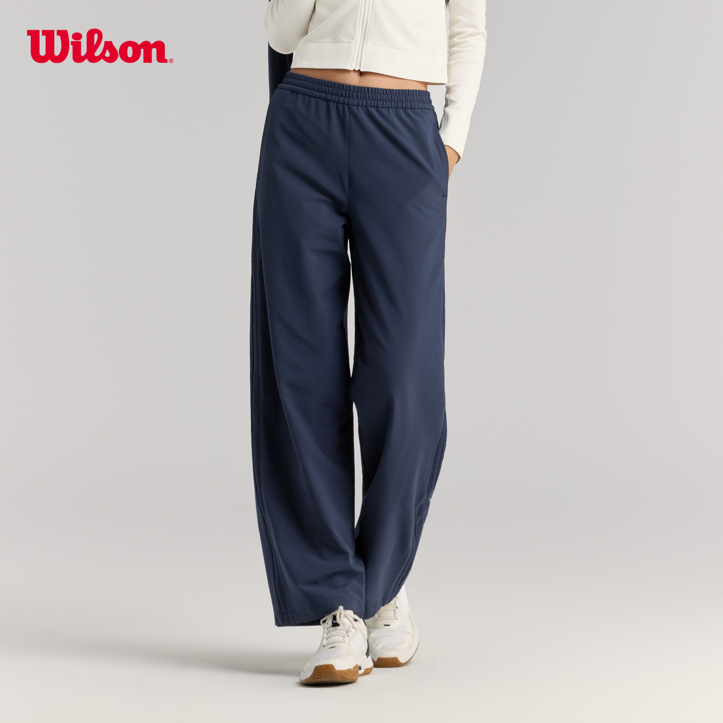 Wilson威尔胜官方26春季新款女士Billie防泼水网球运动梭织长裤