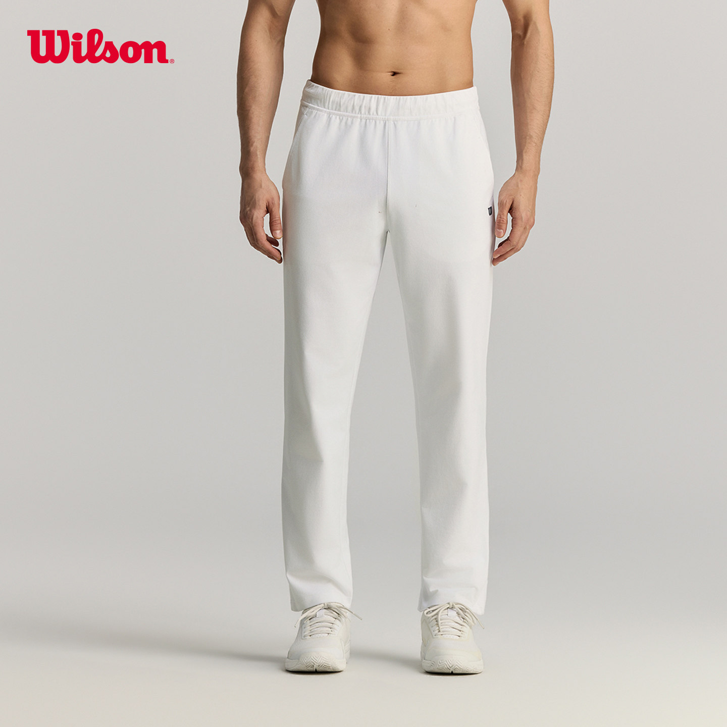 Wilson威尔胜官方25秋季新款男士DAILY网球吸湿速干网球针织长裤