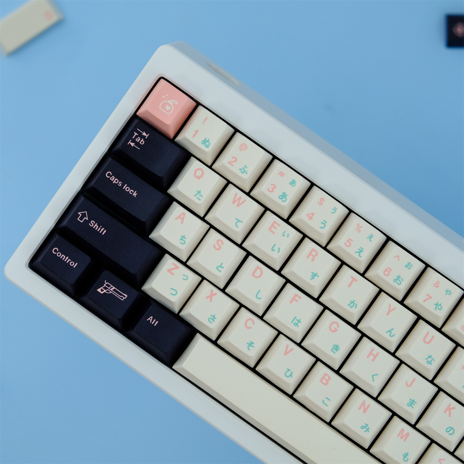 GMK 129 키 PBT 오리지널 고도로 승화된 KILLEVE 기계식 키보드 키캡 핫 브라더 주변 장치