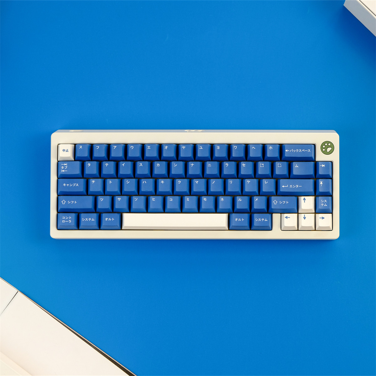 GMK 블루 일본어 가타카나 키캡 129 키 PBT 오리지널 고도로 승화된 기계식 키보드 키캡