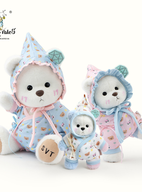 TeddyTales莉娜熊 SVT BONGBONGEE联名系列BONGBONG Bear周边玩偶