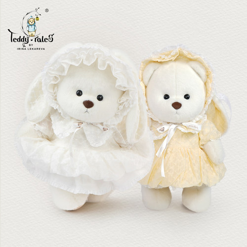 小熊玩偶桌面摆件精致礼盒包装