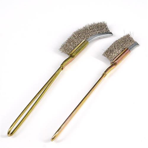 长柄钢丝清洁刷厨房抽油烟机清洗工具铁刷子去除锈长柄刷清洁钢丝