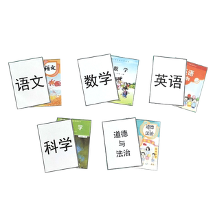 幼儿园大班语言区认识课程表整理书包学会看课程表寻找对应书本