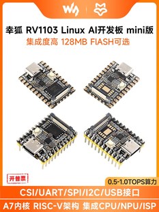 AI算力 幸狐 Pico RV1103微型Linux开发板Luckfox Mini 0.5TOPS