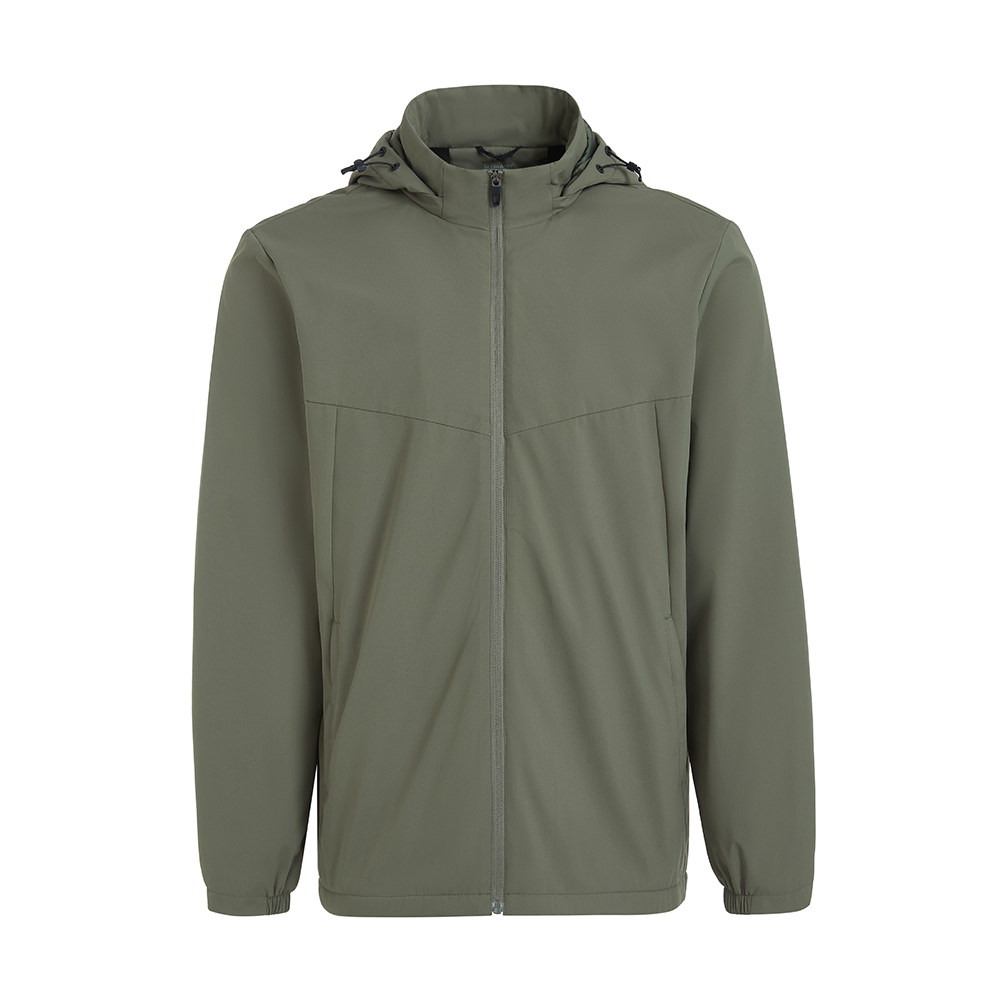 GYMANT肌肉蚂蚁冬季新款运动健身衣保暖军绿色男拆帽双层休闲外套