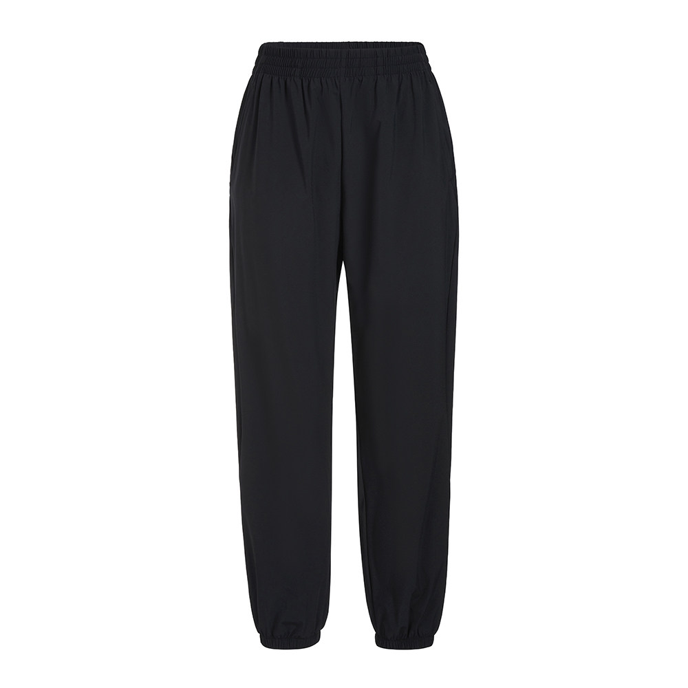 GYMANT肌肉蚂蚁春季新款运动健身吸湿速干裤子高弹黑色女束脚长裤