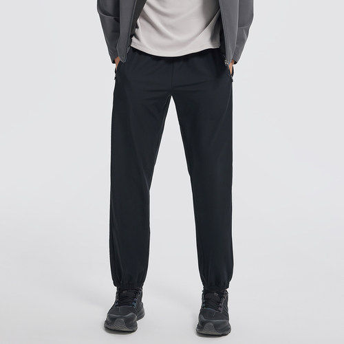 GYMANT肌肉蚂蚁冬季新款运动健身裤亲肤舒适黑色男束脚长裤