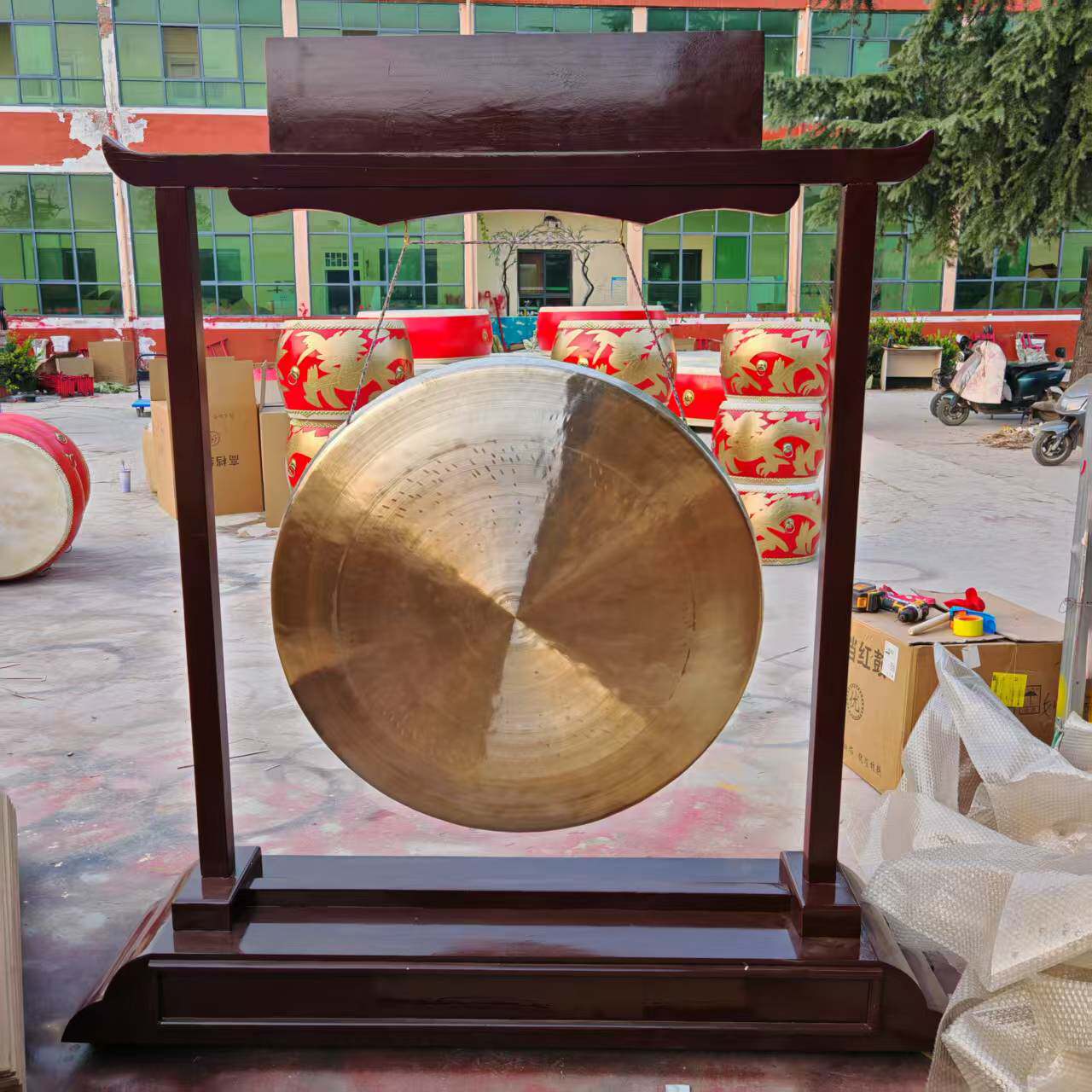 铜锣公司开业庆典上交所上市锣