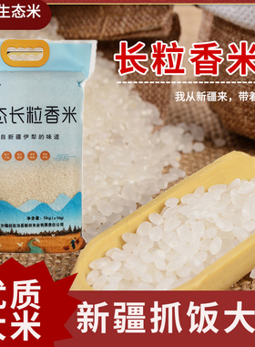 新疆察农长粒香米手抓饭大米新米五常品种美食伊犁察布查尔特产