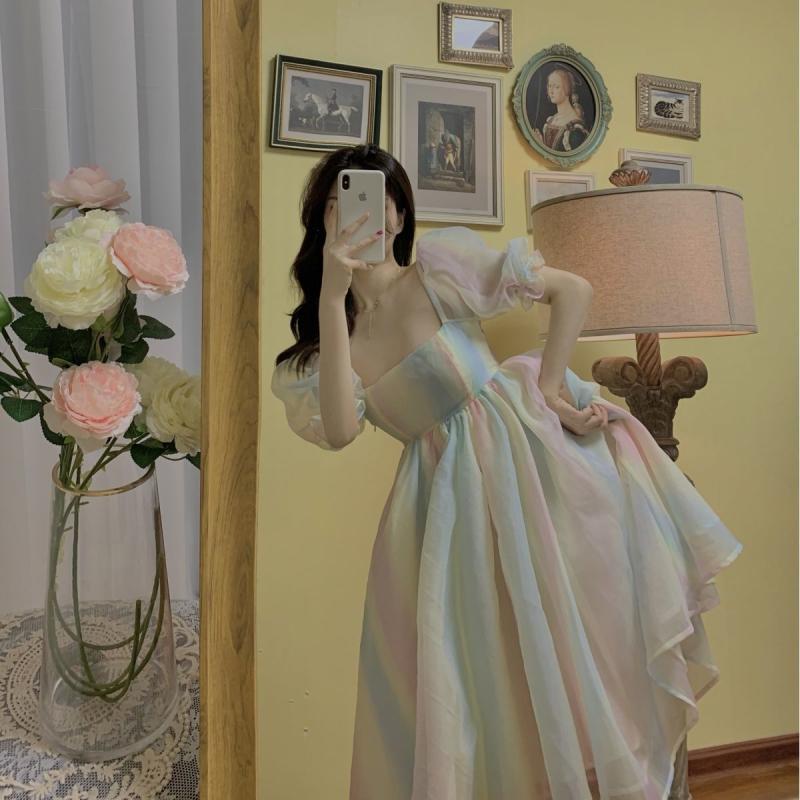 香港潮牌法式公主风连衣