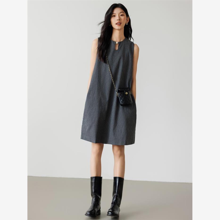 香港潮牌夏季法式背心连