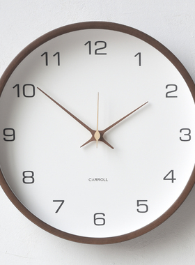 轻奢高级感客厅壁钟挂钟简约创意钟表意式静音石英钟表客厅挂墙