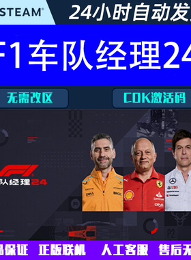 F1车队经理24 F1 Manager 2024 PC steam游戏 CDK激活入库