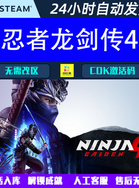 忍者龙剑传4 NINJA GAIDEN 4 Steam电脑游戏CDK激活码