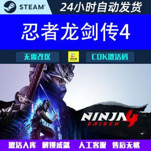 忍者龙剑传4 NINJA GAIDEN Steam电脑游戏CDK激活码