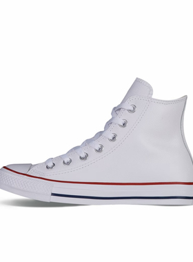 匡威Converse All Star 男女同款休闲鞋高帮帆布鞋白色132169C