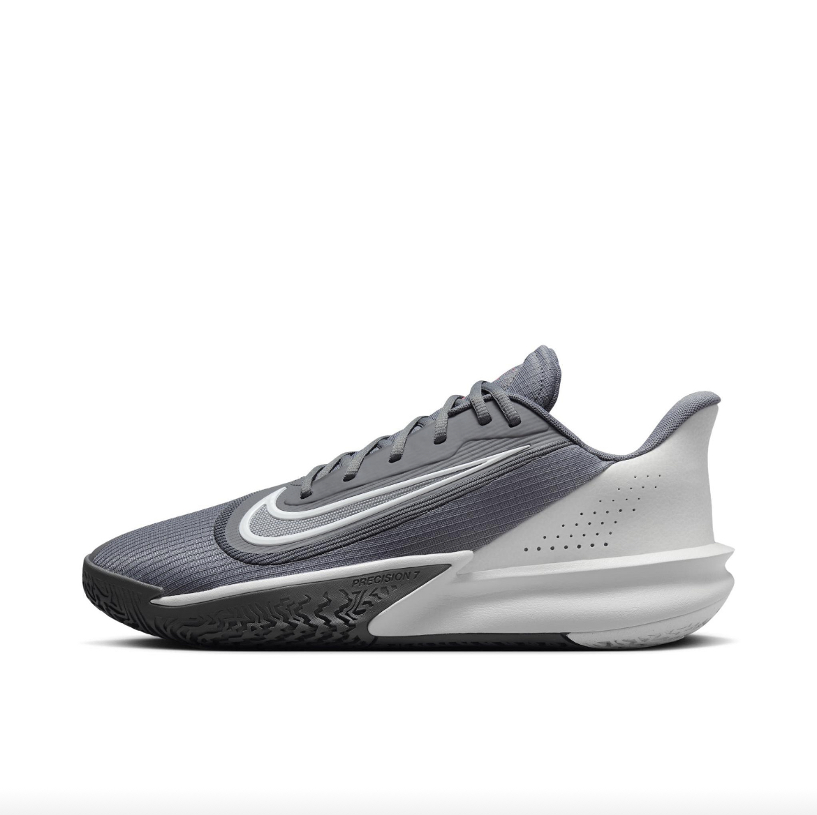 Nike Precision 7 轻便舒适 低帮 篮球鞋 灰色fn4322-003杨