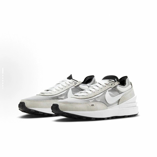 耐克 Nike Waffle One男女休闲跑鞋米白 DA7995-100吴