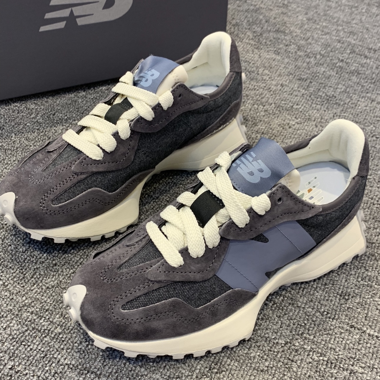 New Balance 327 舒适复古 防滑耐磨 休闲透气运动跑鞋U327WPC吴