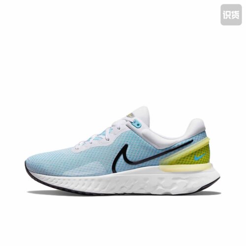 Nike React Miler 3 缓震防滑耐磨轻便透气织物跑鞋DD0490-100