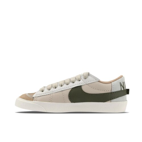 Nike Blazer '77 jumbo 低帮 板鞋 女款 白绿DQ1470-105黄