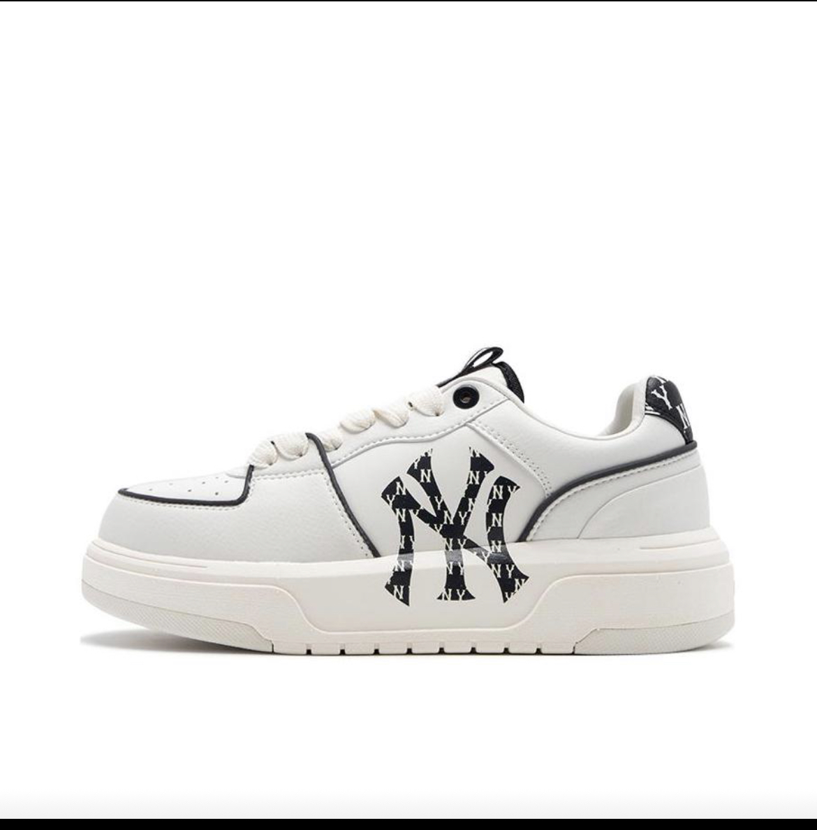 MLB学长鞋男女小白鞋厚底板鞋运动休闲鞋3ASXCA12N-50WHS 杨