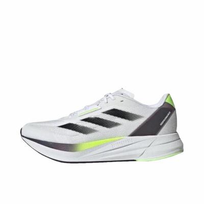 adidas Duramo Speed低帮短跑竞速跑步鞋 男款 白色ID8356黄