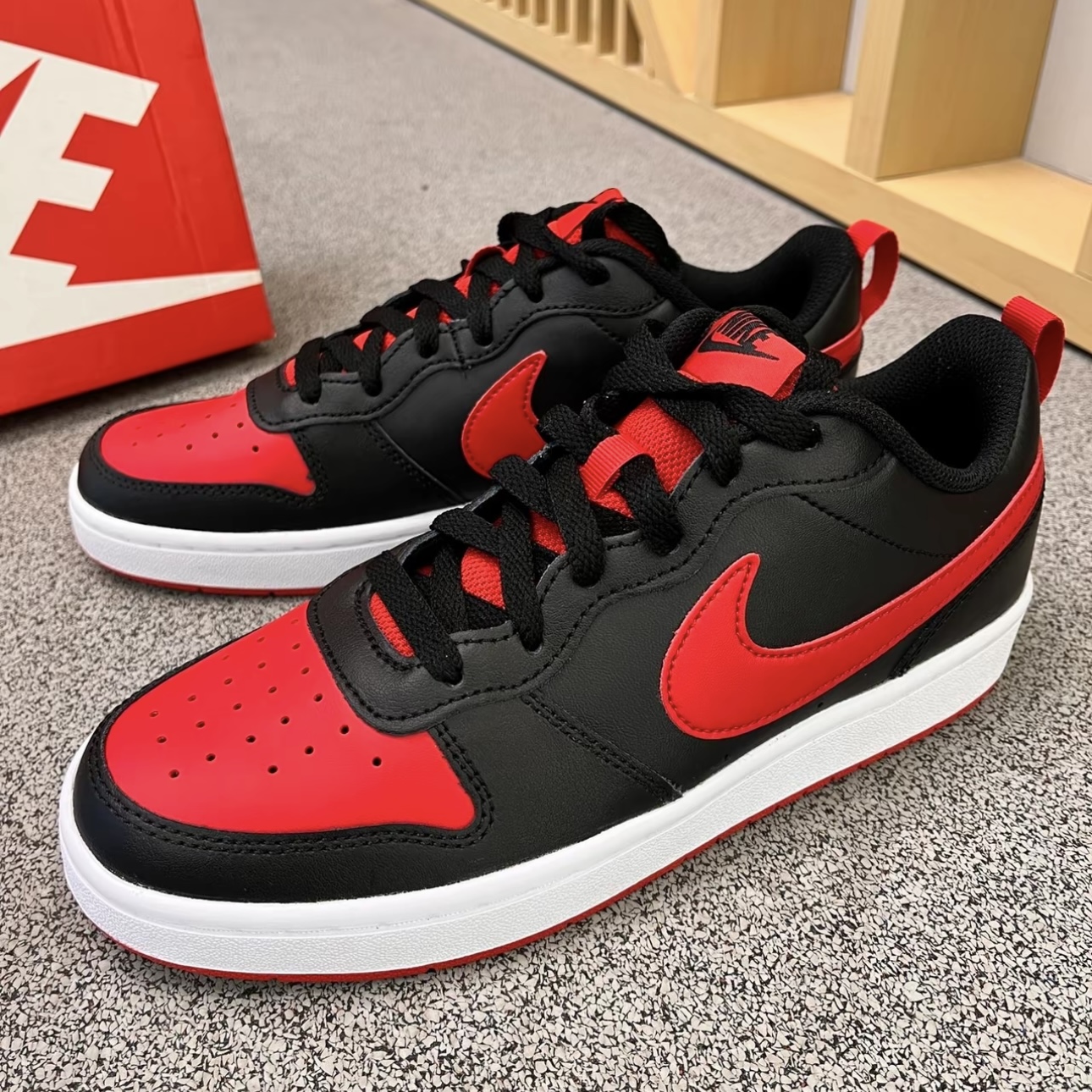 Nike Court Borough 2 板鞋 复古时尚支撑舒适板鞋BQ5448-007
