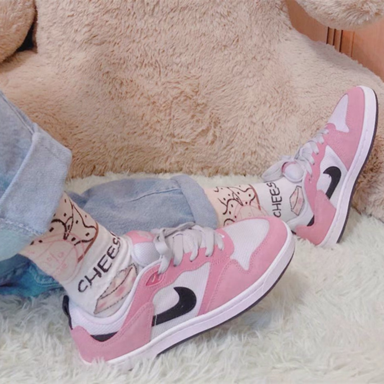 Nike SB Alleyoop 抓地稳定 复古 缓震 滑板CQ0369-600熊,运动鞋new,板鞋,淘宝优惠券,粉丝福利购,淘宝优惠卷