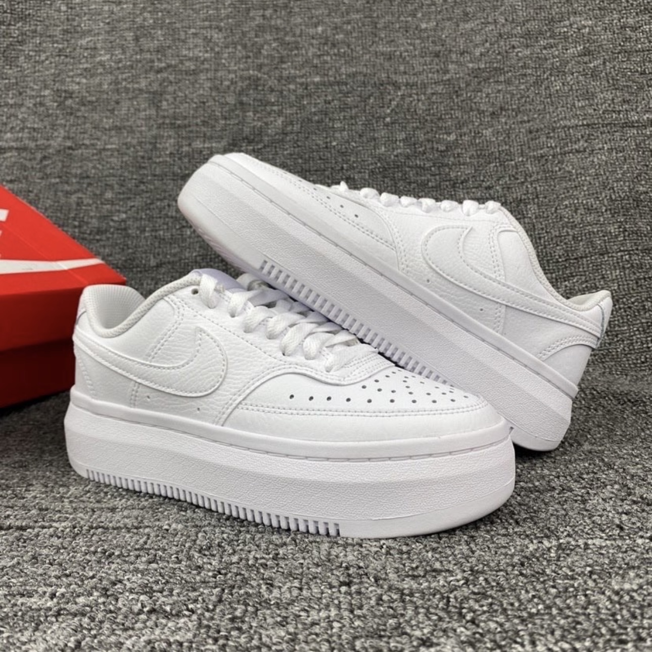 Nike Court Vision 1 Alta缓震舒适轻便耐磨增高板鞋DM0113-100