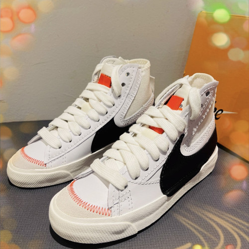 Nike Blazer 77 jumbo 解构舒适 板鞋 白黑 DQ1471-100