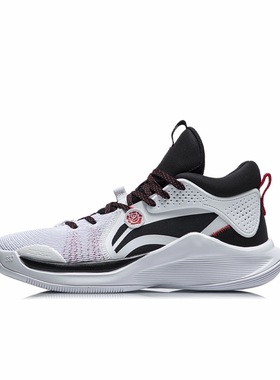 LiNing李宁 SILENCER CJ. 中帮 篮球鞋 男款 白黑ABPQ049-1黄