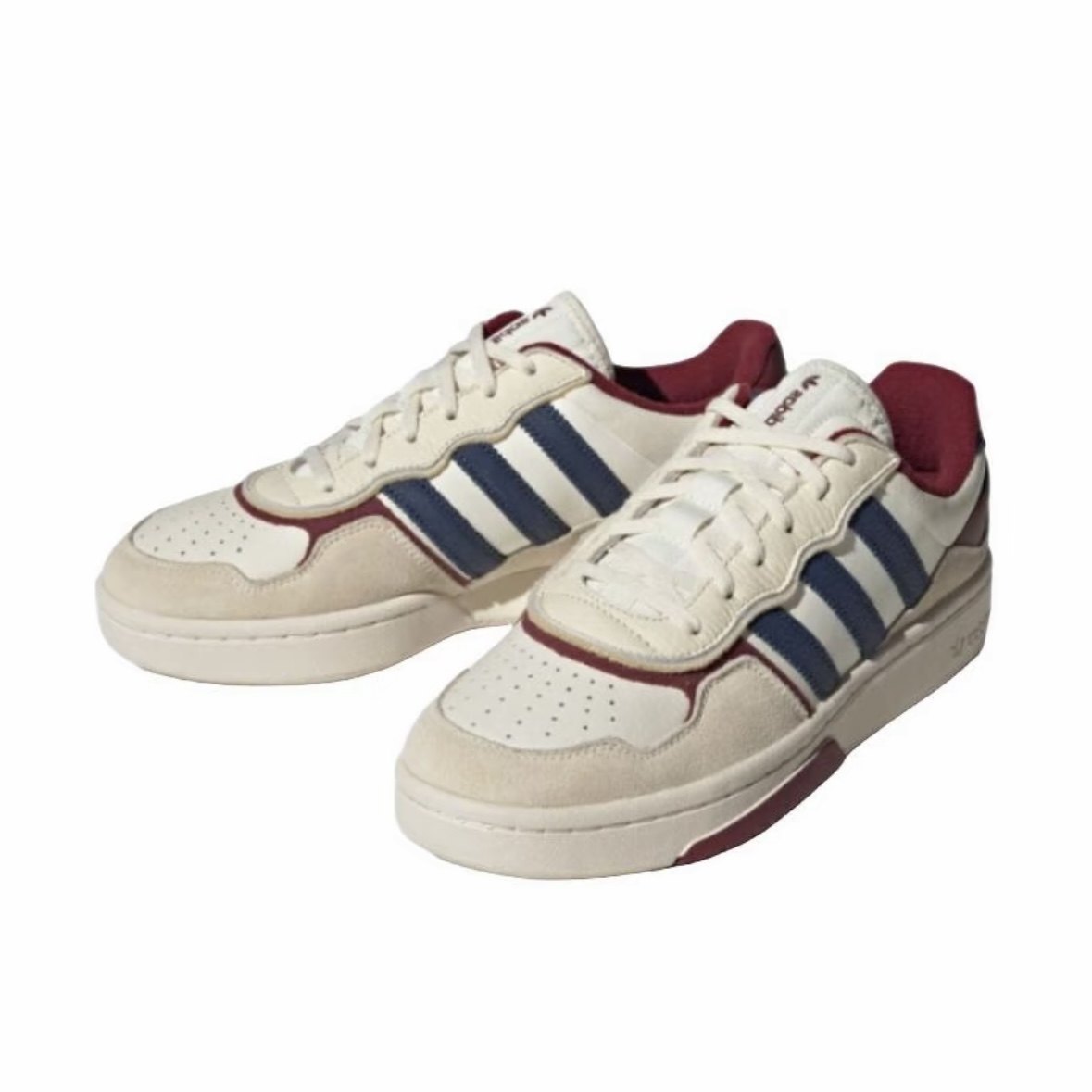 adidas originals Courtic 板鞋 男女同款 米蓝红ID0560黄