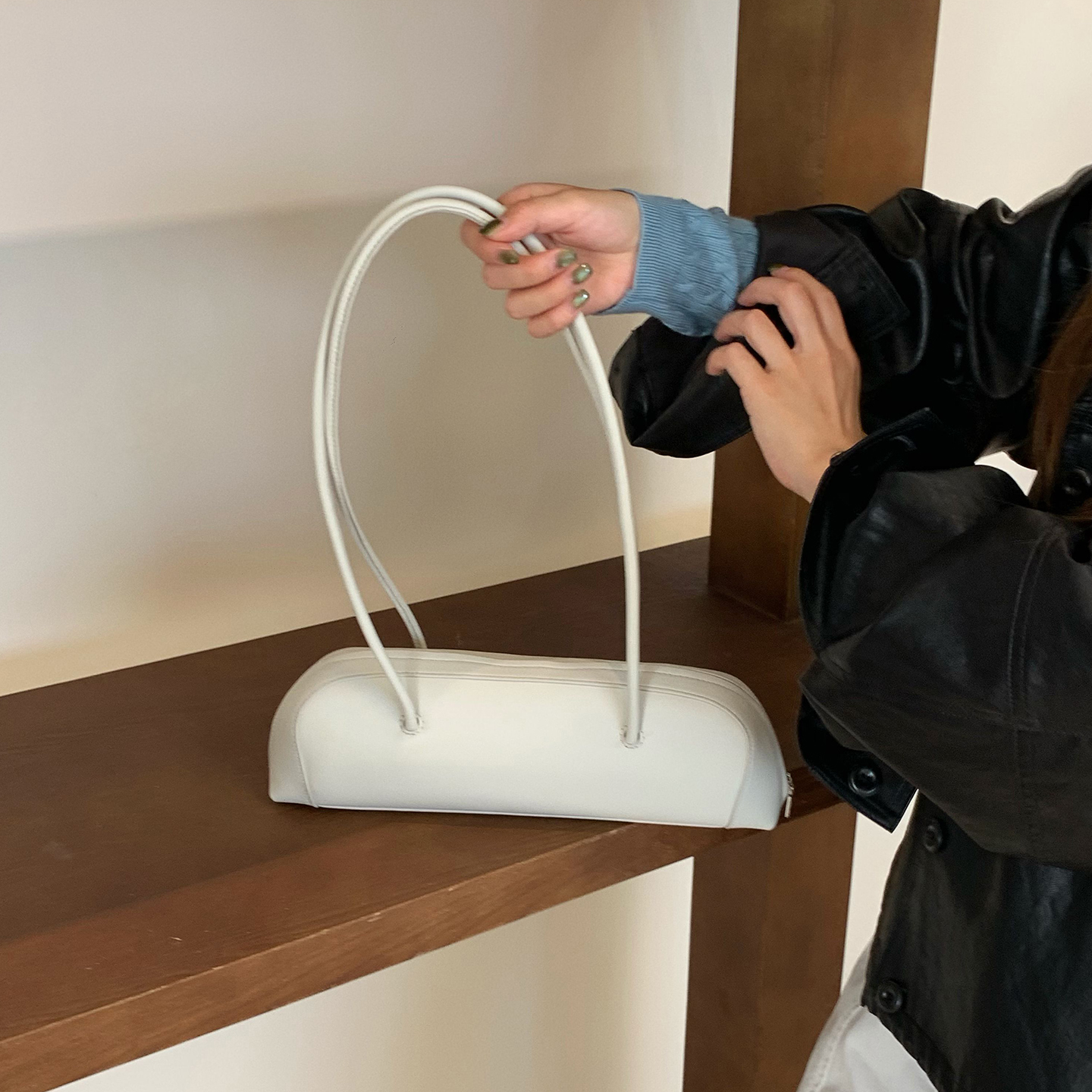 简约设计手提包百搭便捷单肩包