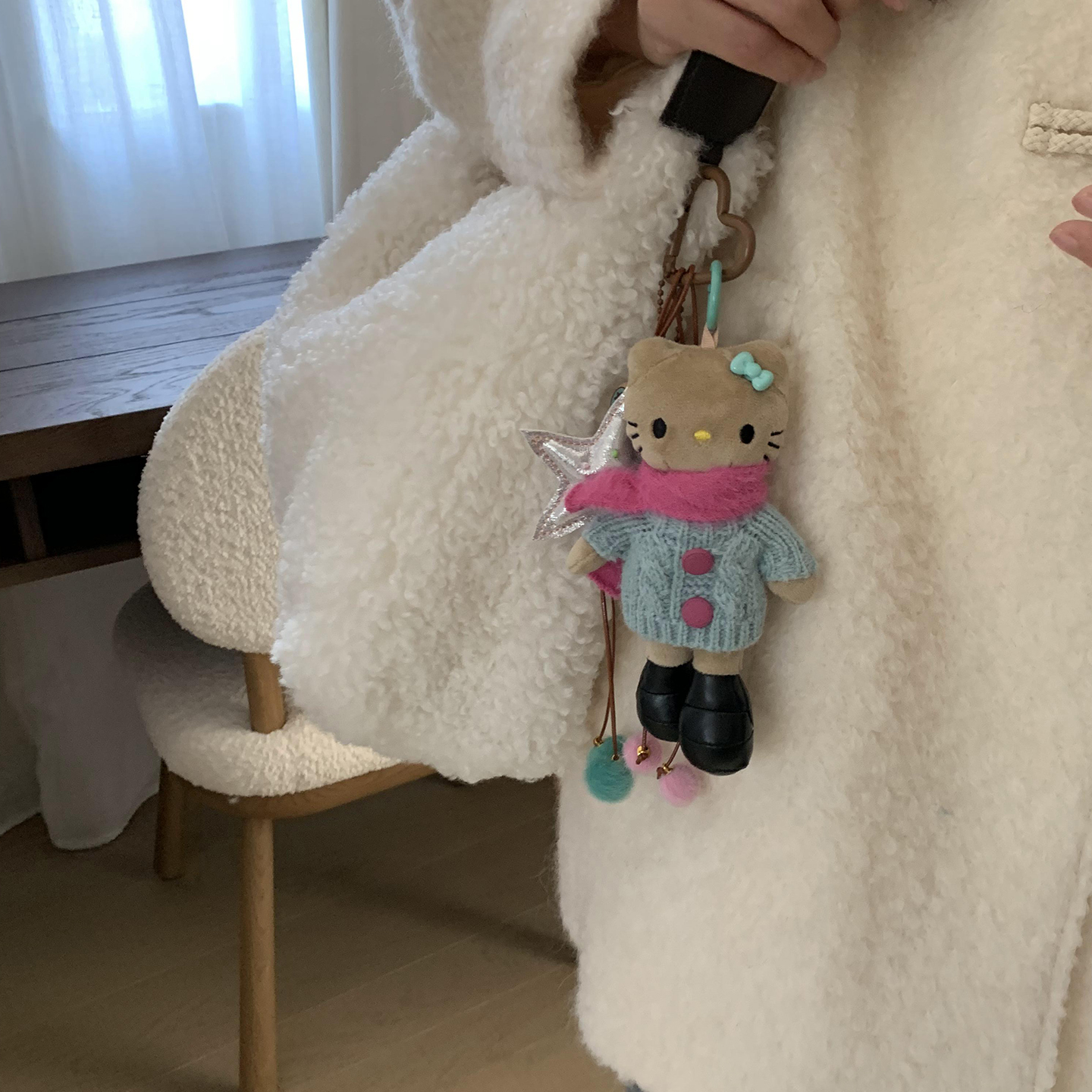 包包挂件长腿猫猫玩偶公仔