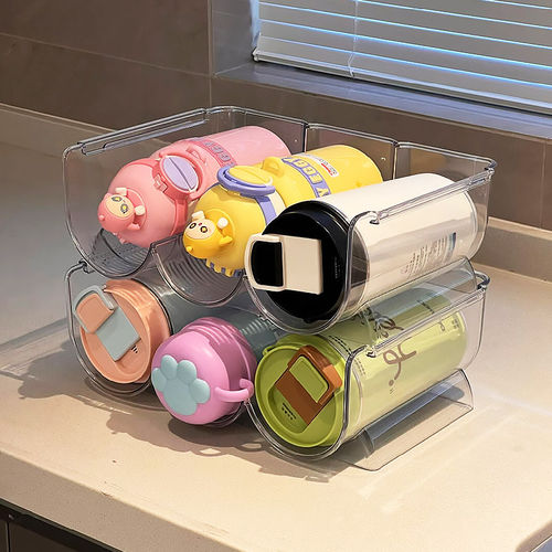 桌上多层杯架保温杯架亚克力可叠加饮料架桌面杯子家用收纳置物架