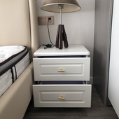 40cm宽公分小尺寸超窄白色 实木床头柜现代轻奢小型极窄20