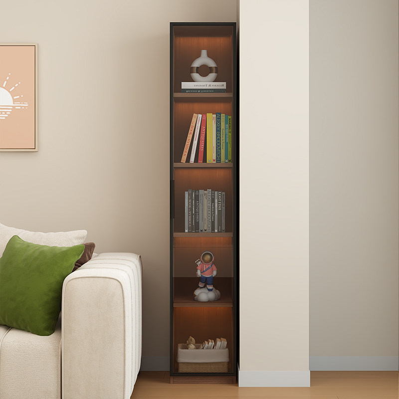 超薄夹缝柜书柜20cm超窄沙发边柜