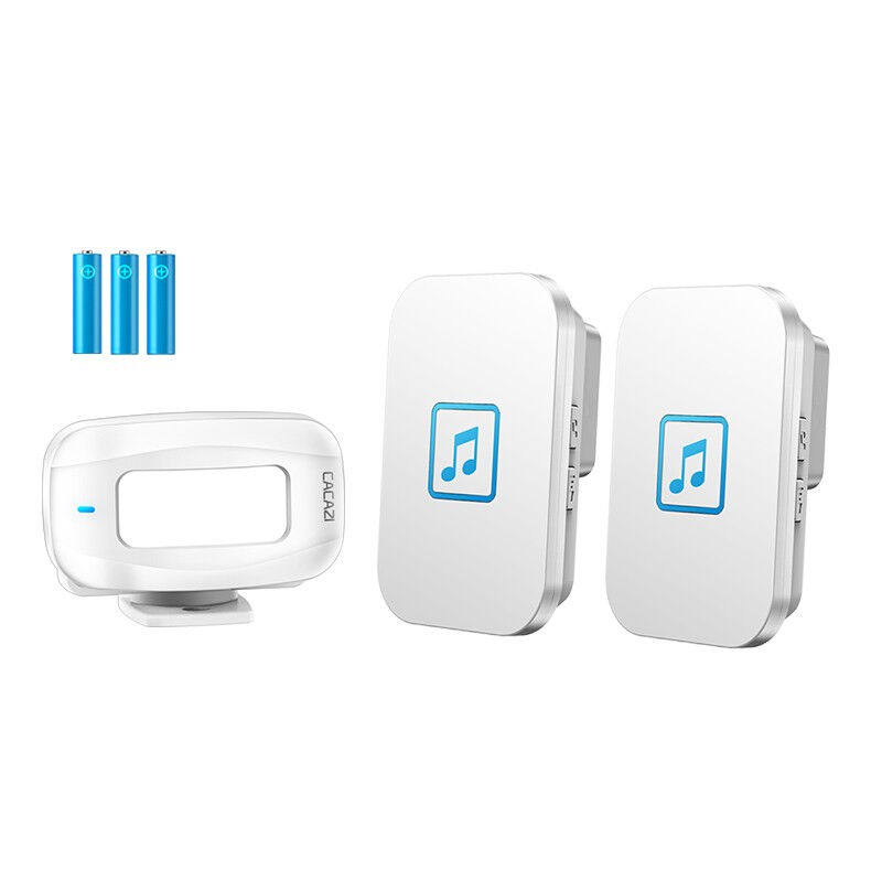 CACAZI/卡佳斯M86一拖二分体式欢迎光临感应器店铺进门迎宾器红外