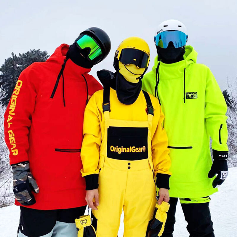 i原器OG21Q22款男女单板双板滑雪服帽衫防风防水冬季保暖套2022