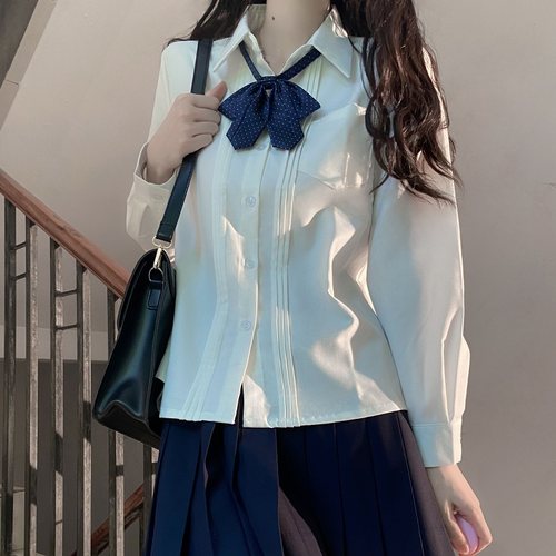 jk衬衫短袖长袖基础款