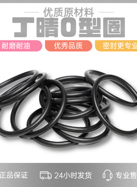 奈派丁晴O型圈线径2密封圈件O型橡胶NBR耐磨耐油骨架油封胶圈橡胶