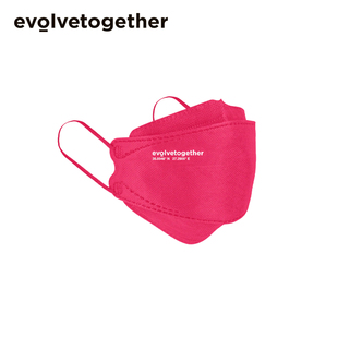 evolvetogether明星同款 网红KN95口罩女高颜值3D立体粉色2024新款