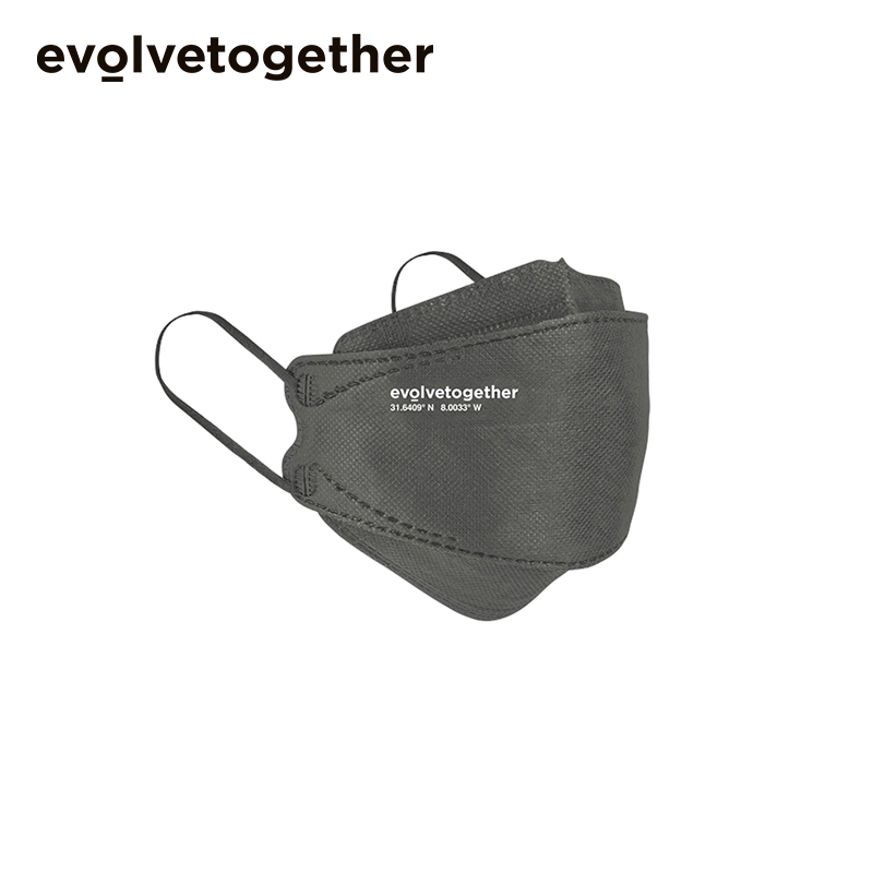 evolvetogether明星同款网红KN95口罩3D立体女高颜值灰色2023新款 居家日用 口罩 原图主图