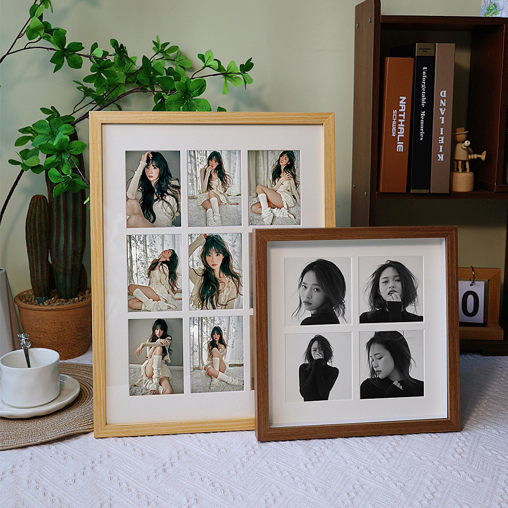 五月画馆实木4/6/9/12宫格油画水彩画框来照片定制古装中日式相框,家居饰品,相框/画框,淘宝优惠券,粉丝福利购,淘宝优惠卷