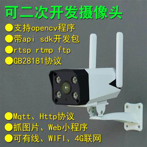 Python二次sdk开发rtsp定制RTMP小程序推流FTP抓图GB28181摄像头