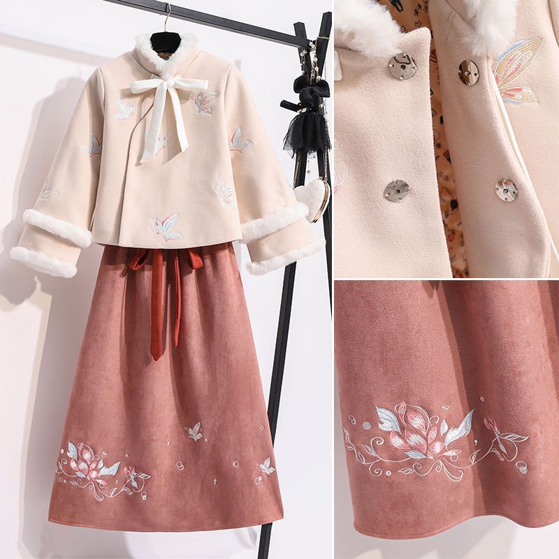 知心衣套装秋冬新款时尚复古国风